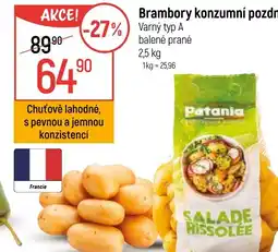 Globus Brambory konzumní pozdní Varný typ A nabídka