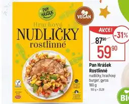 Globus Pan Hrášek Rostlinné nabídka