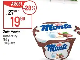 Globus Zott Monte nabídka