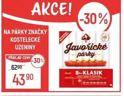 Globus Na párky značky kostelecké uzeniny nabídka
