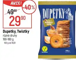 Globus Dupetky, Twistky nabídka