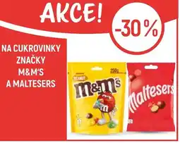 Globus Na cukrovinky značky m&m's a maltesers nabídka