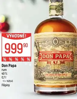 Globus Don Papa rum nabídka