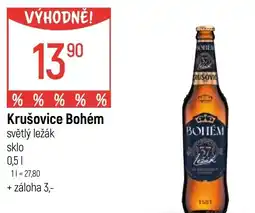 Globus Krušovice Bohém světlý ležák nabídka