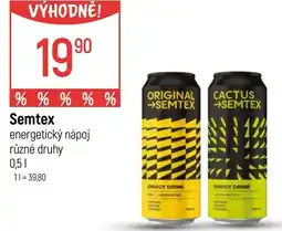 Globus Semtex energetický nápoj nabídka