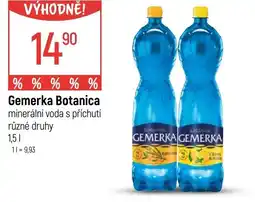 Globus Gemerka Botanica minerální voda s příchutí nabídka