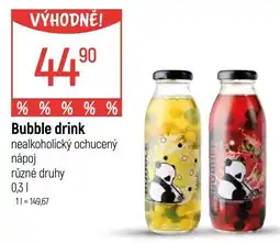 Globus Bubble drink nealkoholický ochucený nápoj nabídka