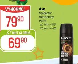Globus Axe deodorant nabídka