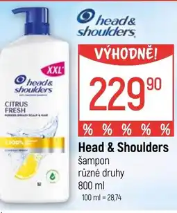Globus Head & Shoulders šampon nabídka