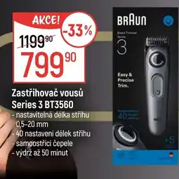 Globus Zastřihovač vousů Series 3 BT3560 nabídka