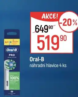 Globus Oral-B náhradní hlavice nabídka