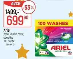 Globus Ariel prací kapsle color, sensitive nabídka