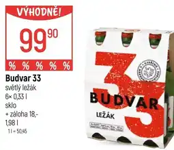Globus Budvar 33 světlý ležák nabídka