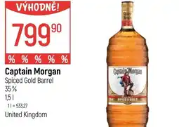 Globus Captain Morgan Spiced Gold Barrel 35% nabídka