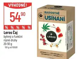 Globus Leros Čaj bylinný a funkční nabídka