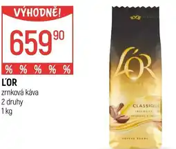 Globus L'OR zrnková káva nabídka