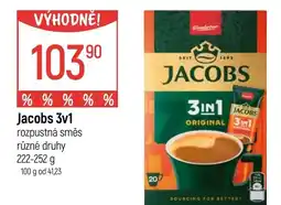 Globus Jacobs 3v1 rozpustná směs nabídka