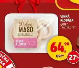 Penny Market VINNÁ KLOBÁSA, 600 g nabídka