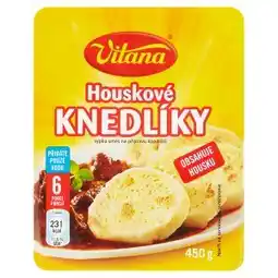 Penny Market Vitana Houskové knedlíky 450g nabídka