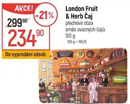 Globus London Fruit & Herb Čaj nabídka