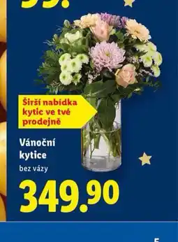 Lidl Vánoční kytice nabídka