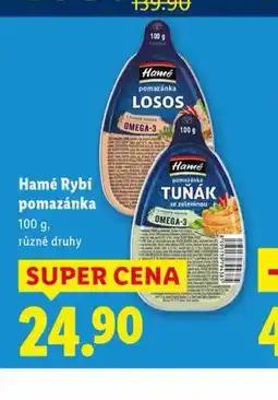 Lidl Hamé rybí pomazánka nabídka