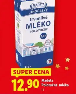 Lidl Trvanlivé mléko 1,5% nabídka