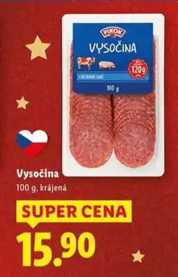 Lidl Vysočina nabídka
