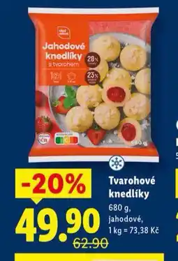 Lidl Tvarohové knedlíky nabídka