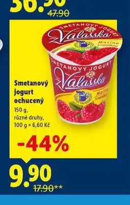 Lidl Smetanový jogurt ochucený nabídka