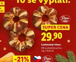 Lidl Louhovaný věnec nabídka
