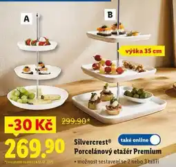 Lidl Porcelánový etažér premium nabídka