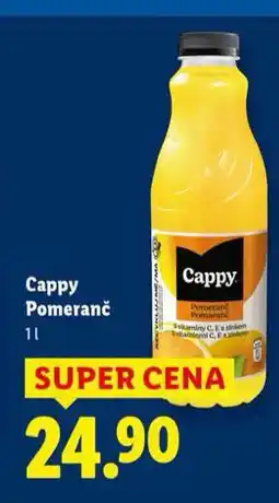 Lidl Cappy pomeranč nabídka
