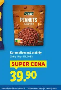Lidl Karamelizované arašídy nabídka