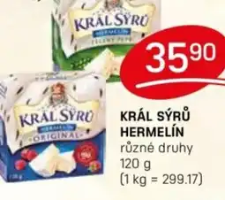 Flop Král Sýrů hermelín nabídka