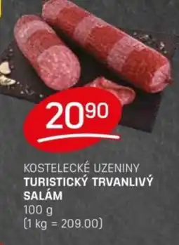 Flop Kostelecké uzeniny Turistický trvanlivý salám nabídka