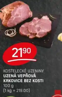Flop Kostelecké uzeniny Uzená vepřová krkovice bez kosti nabídka