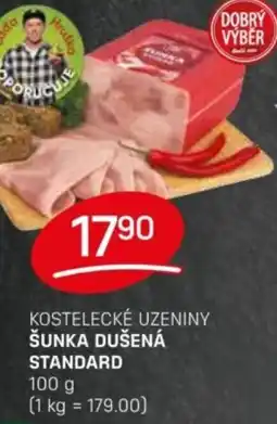 Flop Kostelecké uzeniny šunka dušená standard nabídka