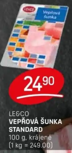 Flop LE&CO Vepřová šunka standard nabídka