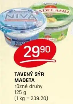 Flop MADETA Tavený sýr nabídka