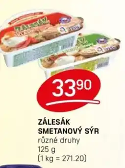 Flop Zálesák smetanový sýr nabídka