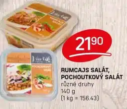 Flop Rumcajs salát, pochoutkový salát nabídka