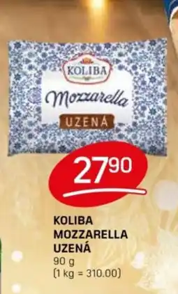 Flop Koliba mozzarella uzená nabídka