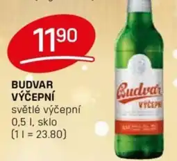 Flop Budvar výčepní nabídka