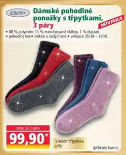 Norma Dámské pohodlné ponožky s třpytkami nabídka