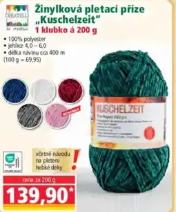 Norma Žinylková pletací příze ,,Kuschelzeit nabídka