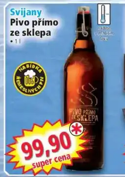 Norma Svijany Pivo přímo ze sklepa nabídka