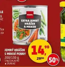 Penny Market JEMNÝ HRÁŠEK S MRKVÍ PENNY, 200 g nabídka