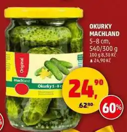 Penny Market OKURKY MACHLAND, 540 g nabídka