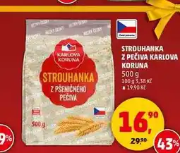 Penny Market STROUHANKA Z PEČIVA KARLOVA KORUNA, 500 g nabídka